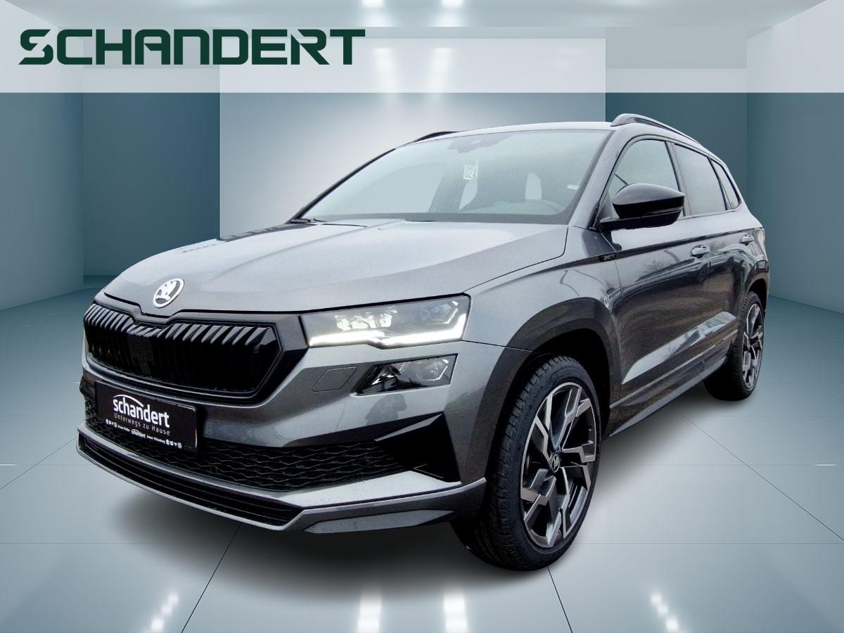 Skoda Karoq 2.0 TSI Sportline 4x4 DSG Matrix AHK Navi🚀Sofort-Verfügbar🚀Autohaus-Schandert Top-Deal✨