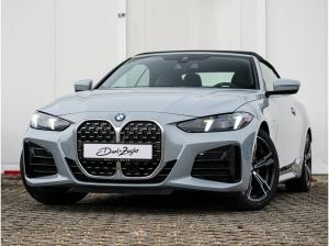 BMW 420 i Cabrio M-Sport ACC KoZg Alpinweiß/Saphirschwarz/M Brooklyn Grau