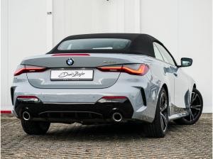BMW 420 i Cabrio M-Sport ACC KoZg Alpinweiß/Saphirschwarz/M Brooklyn Grau
