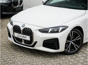 BMW 420 i Cabrio M-Sport ACC KoZg Alpinweiß/Saphirschwarz/M Brooklyn Grau