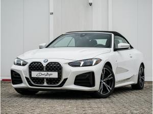BMW 420 i Cabrio M-Sport ACC KoZg Alpinweiß/Saphirschwarz/M Brooklyn Grau