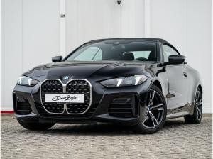 BMW 420 i Cabrio M-Sport ACC KoZg Alpinweiß/Saphirschwarz/M Brooklyn Grau