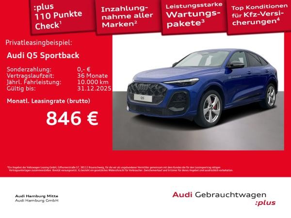 Audi Q5 Sportback e-hybrid quattro S tronic Pano AHK