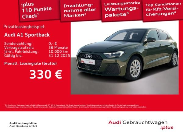 Audi A1 Sportback 25 TFSI S tronic Virtual LED Sitzhzg
