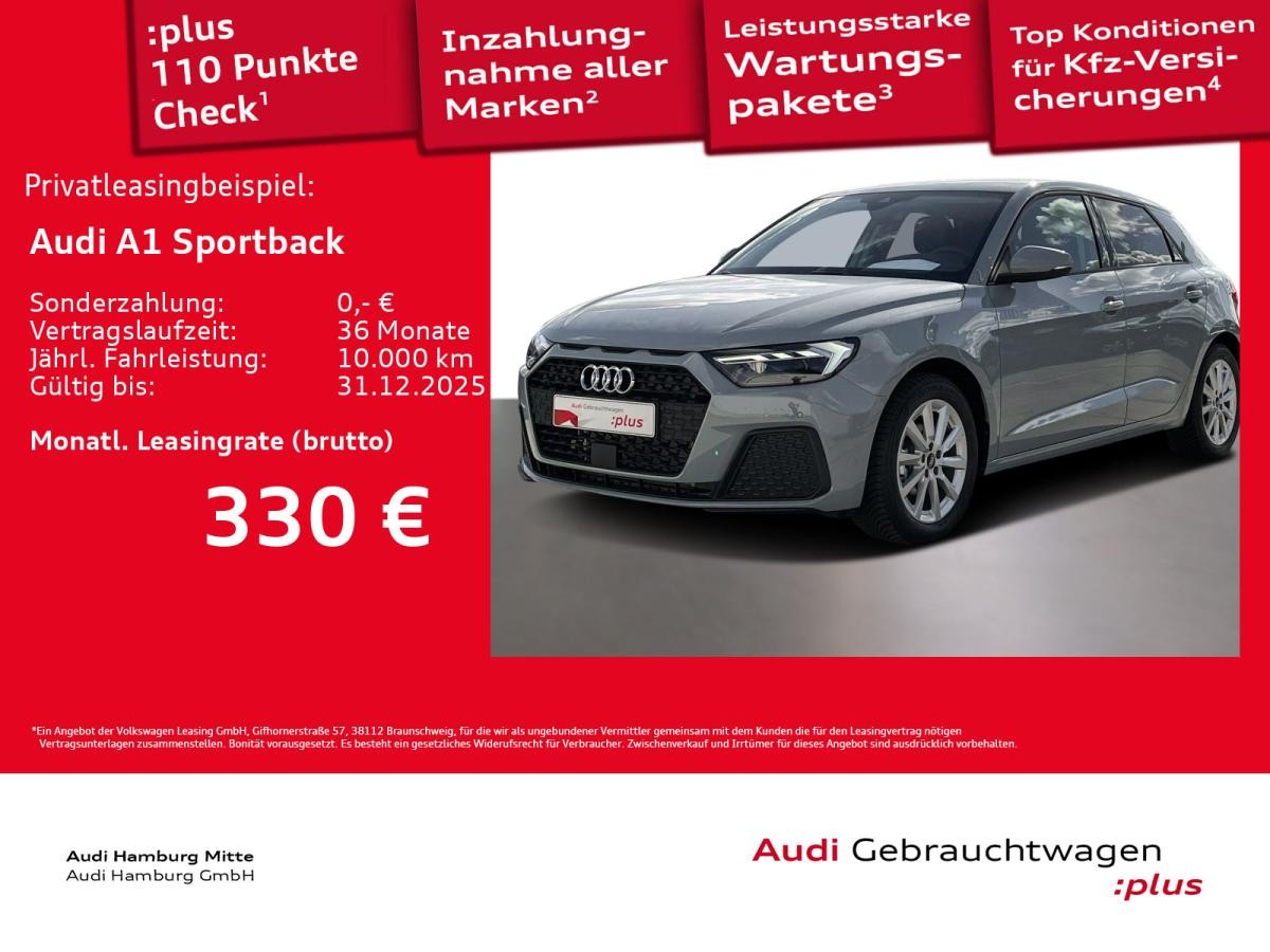 Audi A1 Sportback 25 TFSI S tronic Virtual LED Sitzhzg