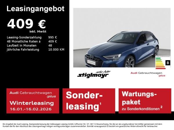 Audi A3 Sportback S-line 40 TFSIe ACC+AHK+MATRIX+NAVI