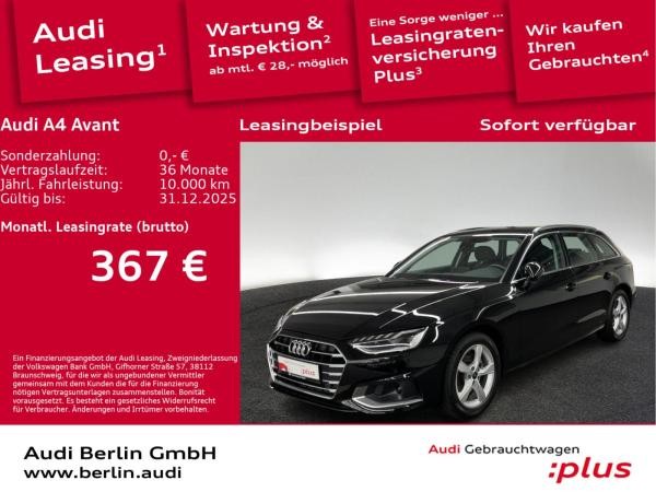 Audi A4 Avant Advanced 35 TFSI S tr. LED NAVI RFK