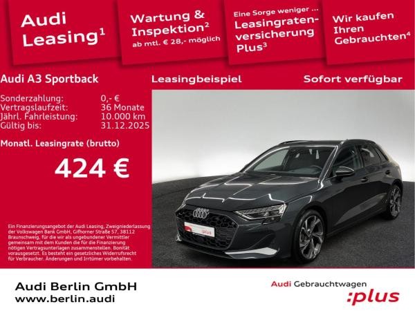 Audi A3 Sportback Advanced 35 TFSI S tr. AHK HUD SONOS