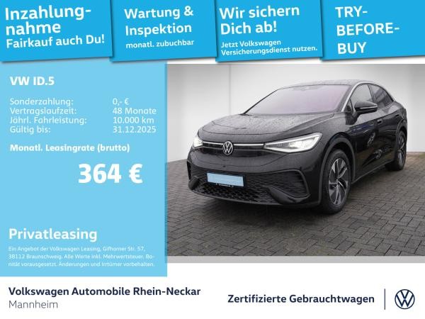 Volkswagen ID.5 Pro GAR 2030 Navi ACC IQ Light Wärmepumpe uvm