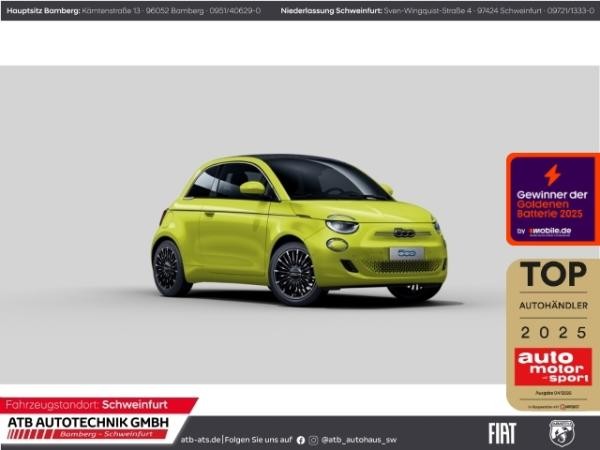 Fiat 500e Cabrio 42 kWh LaPrima Navi LED Apple CarPlay