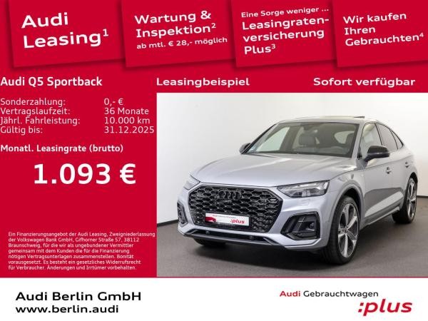 Audi Q5 Sportback S line 55 TFSI e qu. S tronic