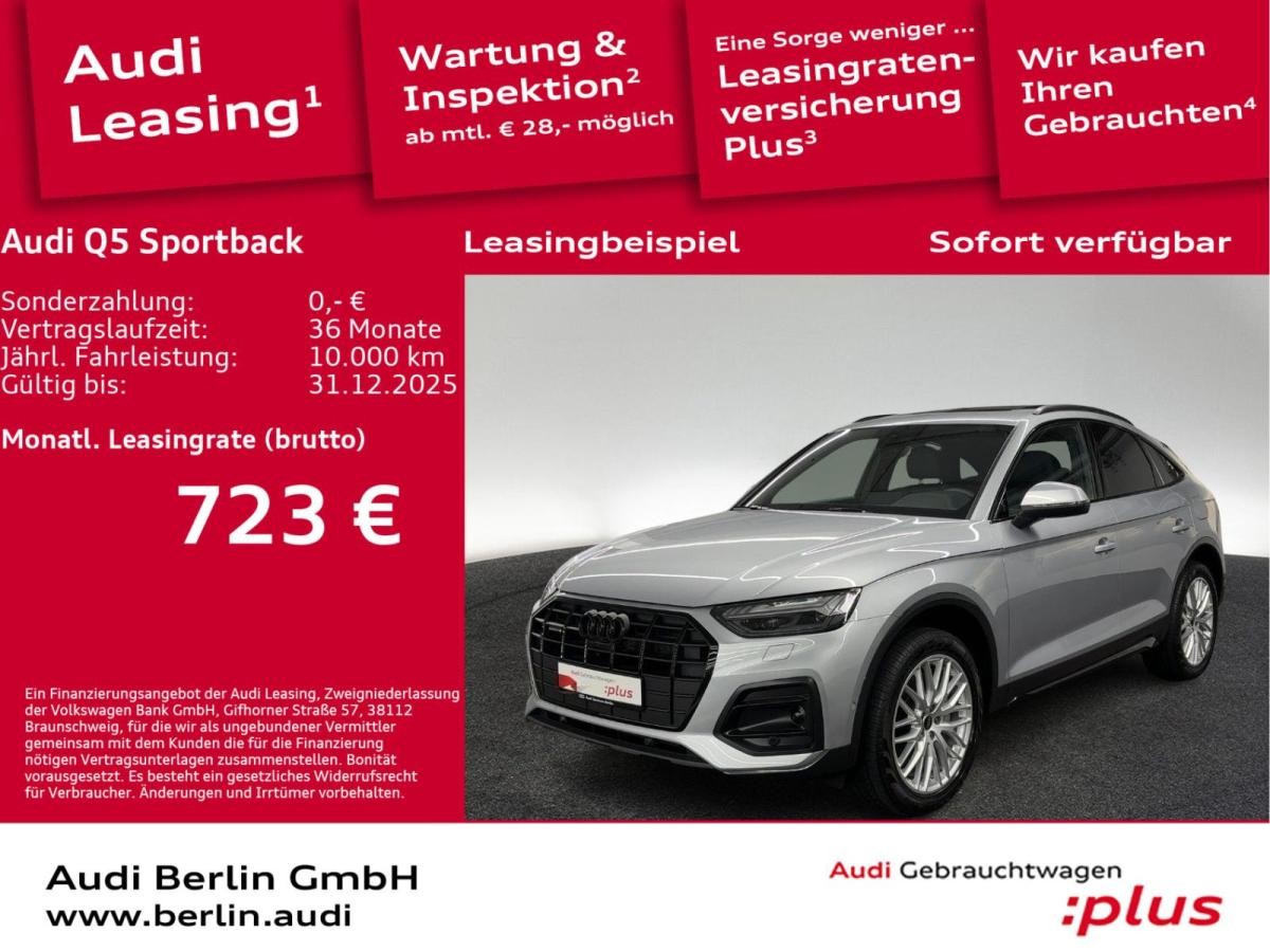 Audi Q5 Sportback TFSI e advanced 50 e qu. S tr. PANO