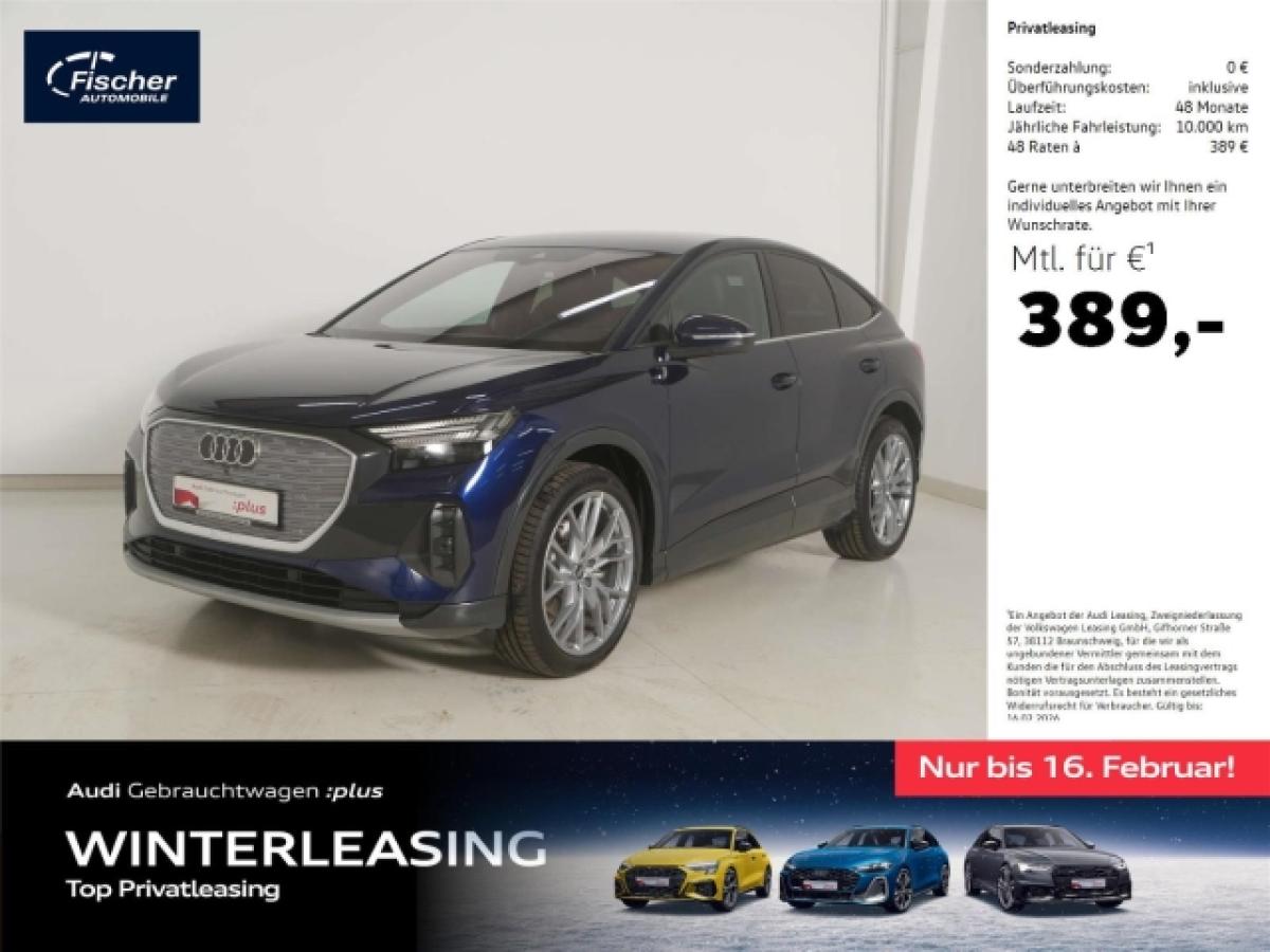 Audi Q4 e-tron e-tron Sportback W-Pumpe/AHK/Matrix/NAV/RFK