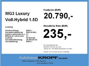 MG MG3 🔥MG3🔥 Luxury 🔥Voll-Hybrid 🔥Vorführwagen 🔥 Schnell verfügbar 🔥