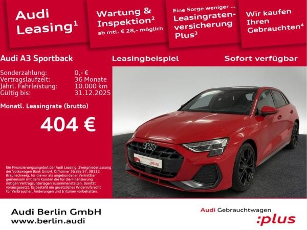 Audi A3 Sportback S line 30 TFSI S tr. AHK PANO HUD