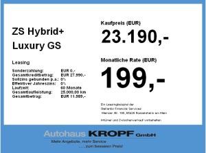 MG ZS Hybrid+ Luxury Vollausstattung 360 Grad Kamera