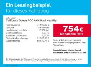 Volkswagen California Ocean ACC AHK Navi HeadUp Bluetooth LED