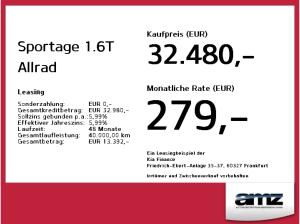 Kia Sportage 1.6T Allrad über 13.000 EUR Nachlass!