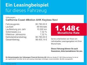 Volkswagen California Coast 4Motion AHK Keyless Navi LED