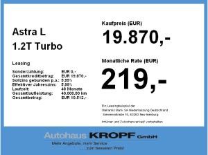 Opel Astra L 1.2T Fin. ab 2,99 % Navi,Lenkradheizung
