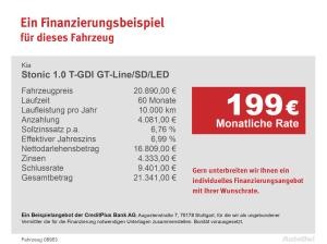 Kia Stonic 1.0 T-GDI GT-Line/SD/LED Bluetooth Navi