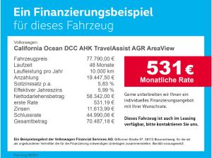 Volkswagen California Ocean DCC AHK TravelAssist AGR AreaView