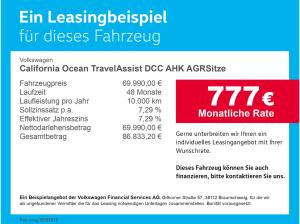 Volkswagen California Ocean TravelAssist DCC AHK AGRSitze LED