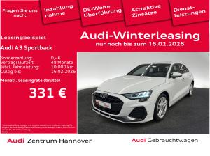 Audi A3 Sportback 35 TDI S line Navi virtual Cockpit plus Sportsitze