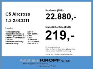 Citroën C5 Aircross 1.2 Navi, Parkpilot, Sitzheizung