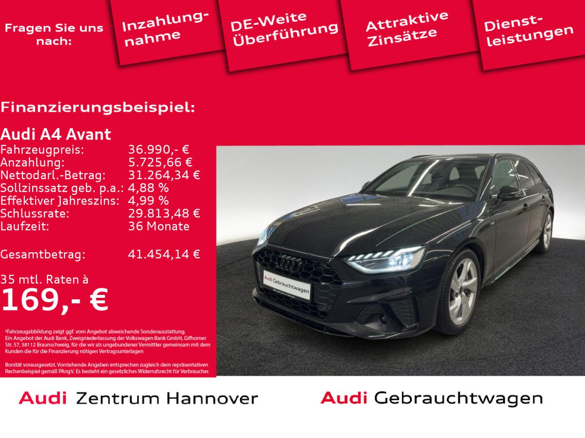 Audi A4 Avant S line 40 TFSI Kamera LED virtual Navi