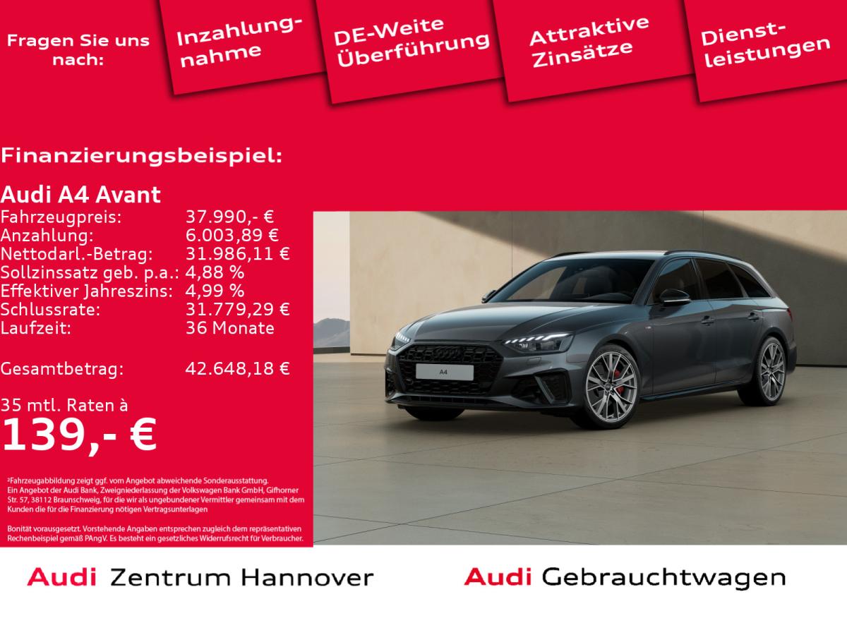 Audi A4 Avant S line 40 TFSI Matrix LED B&O Kamera Navi
