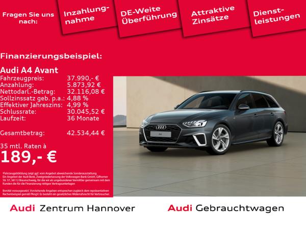 Audi A4 Avant S line 40 TFSI Navi virtual Cockpit plus LED