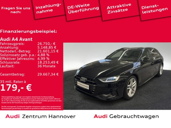 Audi A4 Avant 40 TDI advanced AHK Navi virtual LED DAB