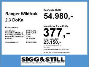 Ford Ranger WILDTRAK 2.3 DoKa PHEV*AB-LAGER-AKTION BIS 31.12.*NAVI*iACC*360*PDC