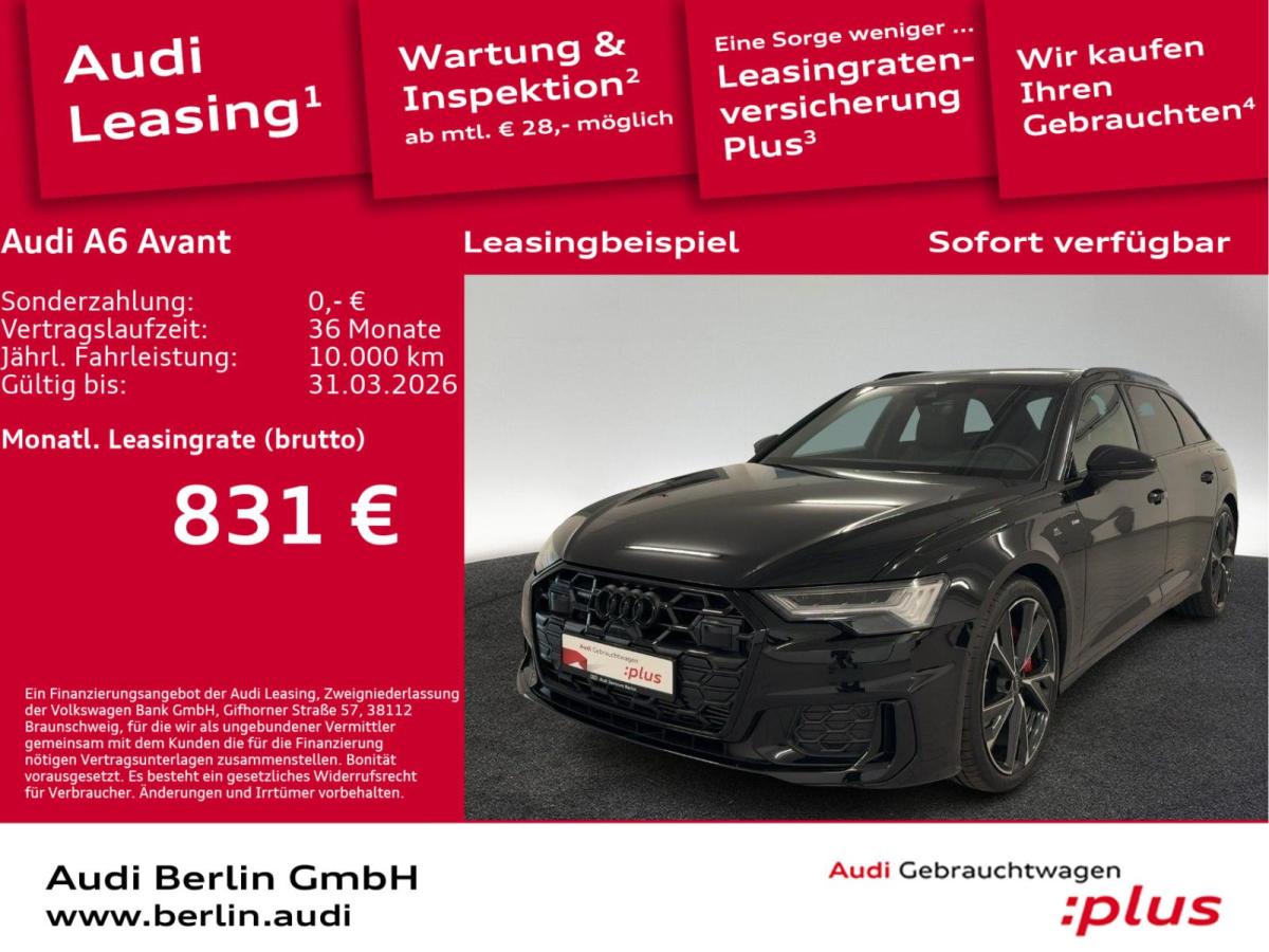Audi A6 Avant S line 55 TFSI e qu.S tr. NAVI 360°K PANO MATRIX B&O
