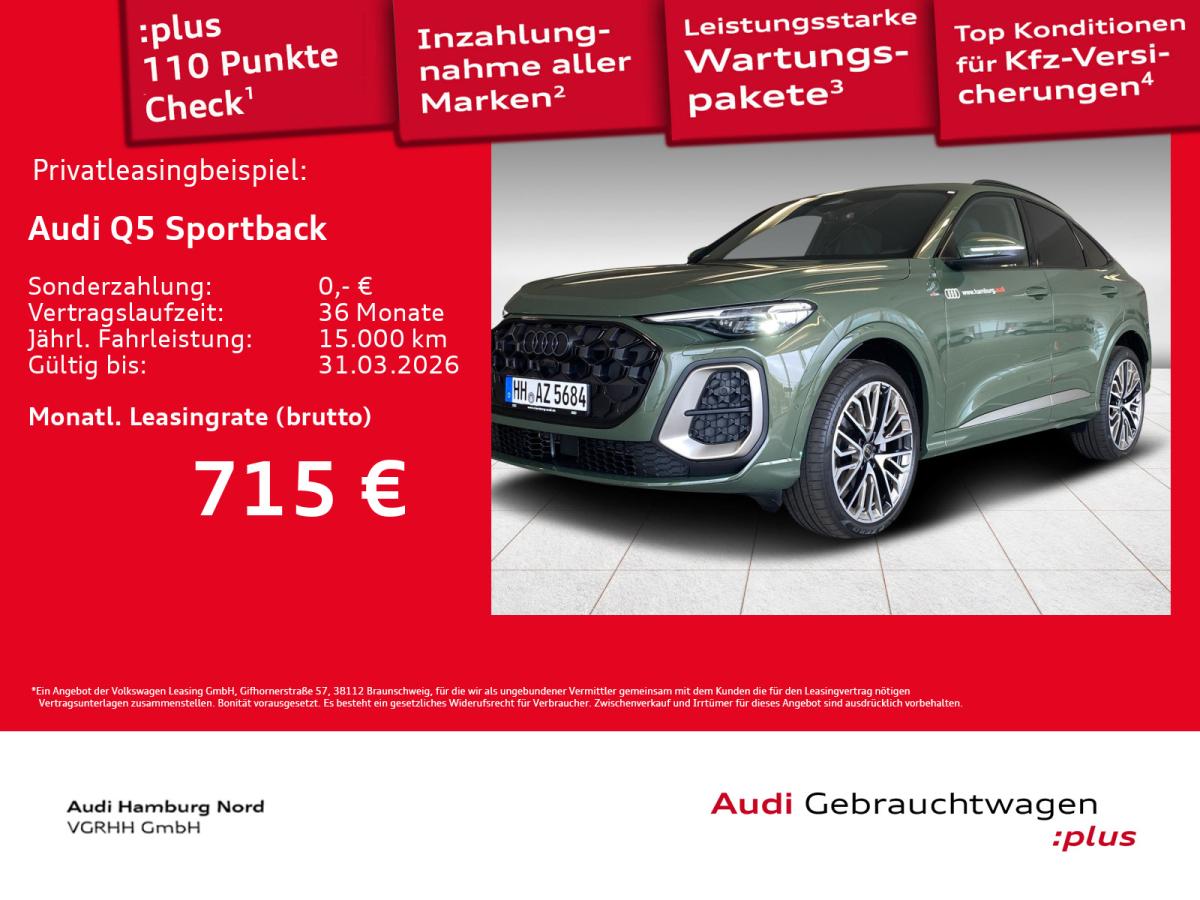 Audi Q5 Sportback 2.0 TFSI S line quattro Navi Matrix