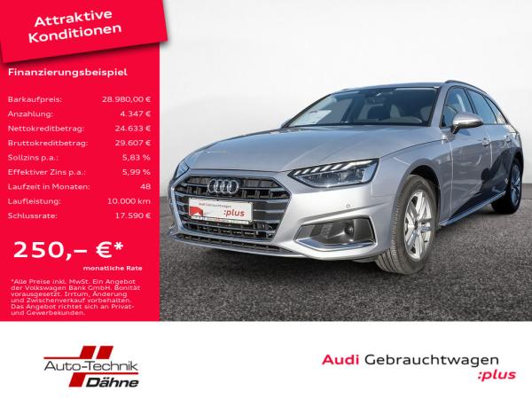 Abbildung Leasingangebot Audi A4