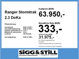 Ford Ranger STORMTRAK 2.3 DoKa PHEV*SOLANGE VORRAT REICHT*MATRIX-LED*360°*iACC
