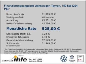 Volkswagen Tayron 1,5 TSI eHybrid R-Line Black Style AHK+NAVI