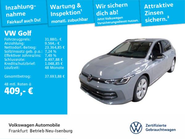 Volkswagen Golf VIII 1.5 TSI DSG eHybrid Goal LED KAM DIGI