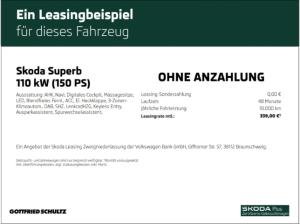 Skoda Superb Combi Selection TDI DSG AHK Infotainment-Paket Fahrassistenz-Paket