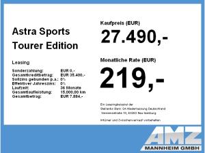 Opel Astra Sports Tourer Edition 1.2 Turbo