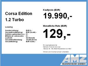 Opel Corsa Edition 1.2 Turbo