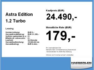Opel Astra Edition 1.2 Turbo