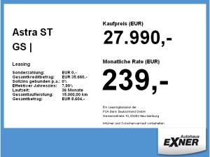 Opel Astra ST GS | KURZFRISTIG VERFÜGBAR | Privat