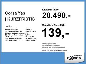 Opel Corsa Yes | KURZFRISTIG VERFÜGBAR | Privat