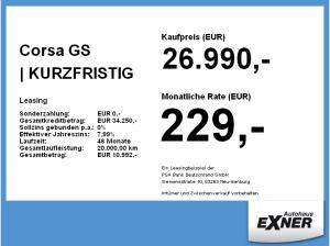 Opel Corsa GS | KURZFRISTIG VERFÜGBAR | Privat