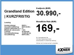 Opel Grandland Edition | KURZFRISTIG VERFÜGBAR | Privat