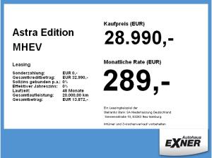 Opel Astra Edition MHEV