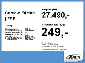 Opel Corsa-e Edition | FREI KONFIGURIERBAR | Privat